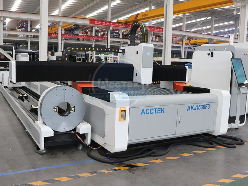 ACCTEK new fiber laser cutter