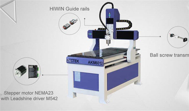 <b>Wood cutting & engraving cnc router AKM6012 </b>