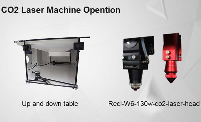 Optional accessories for laser machines