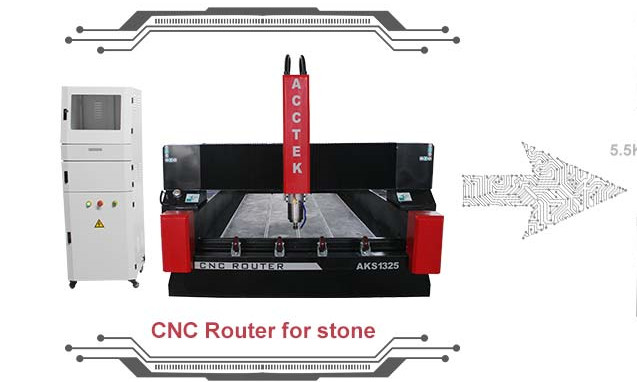 China AccTek high quality cnc router for stone AKS1325 