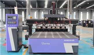 AccTek multi-head CNC router for efficient production on sale