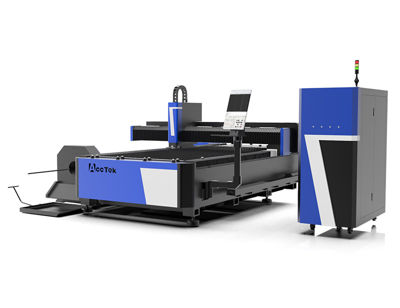 New Design Fiber laser cutting machine with Rotary 