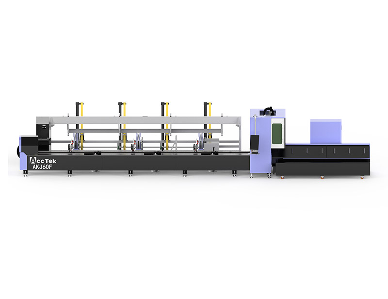 Professional tube laser cutting machine with auto feeding