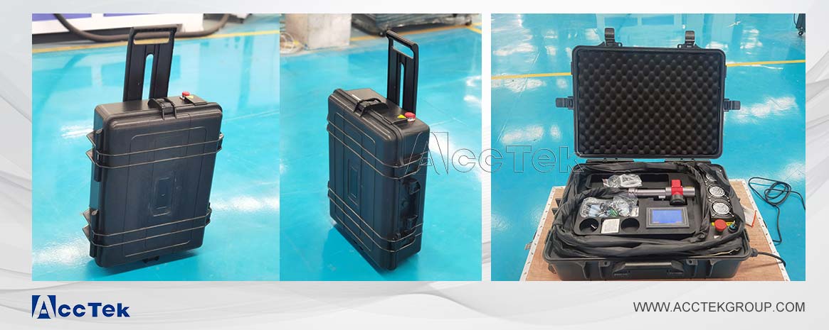 suitcase laser cleaning machine