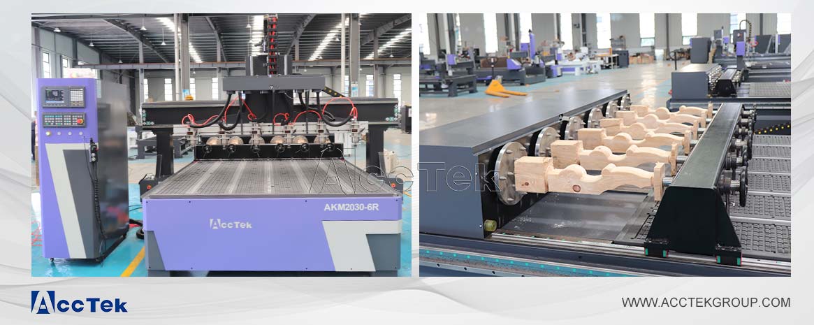 Rotary axis cnc router